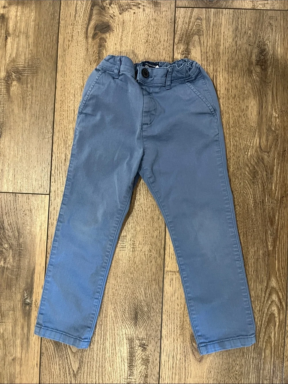 Lot of 3 Boys Pants in Navy, Light Blue, and Khaki | 4T